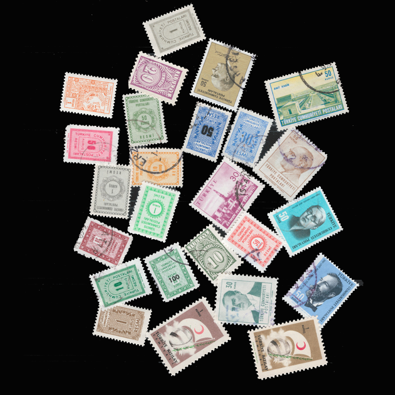Collectible Vintage Postage Stamps - 20 PCS/lote de Selos Postais Vintage