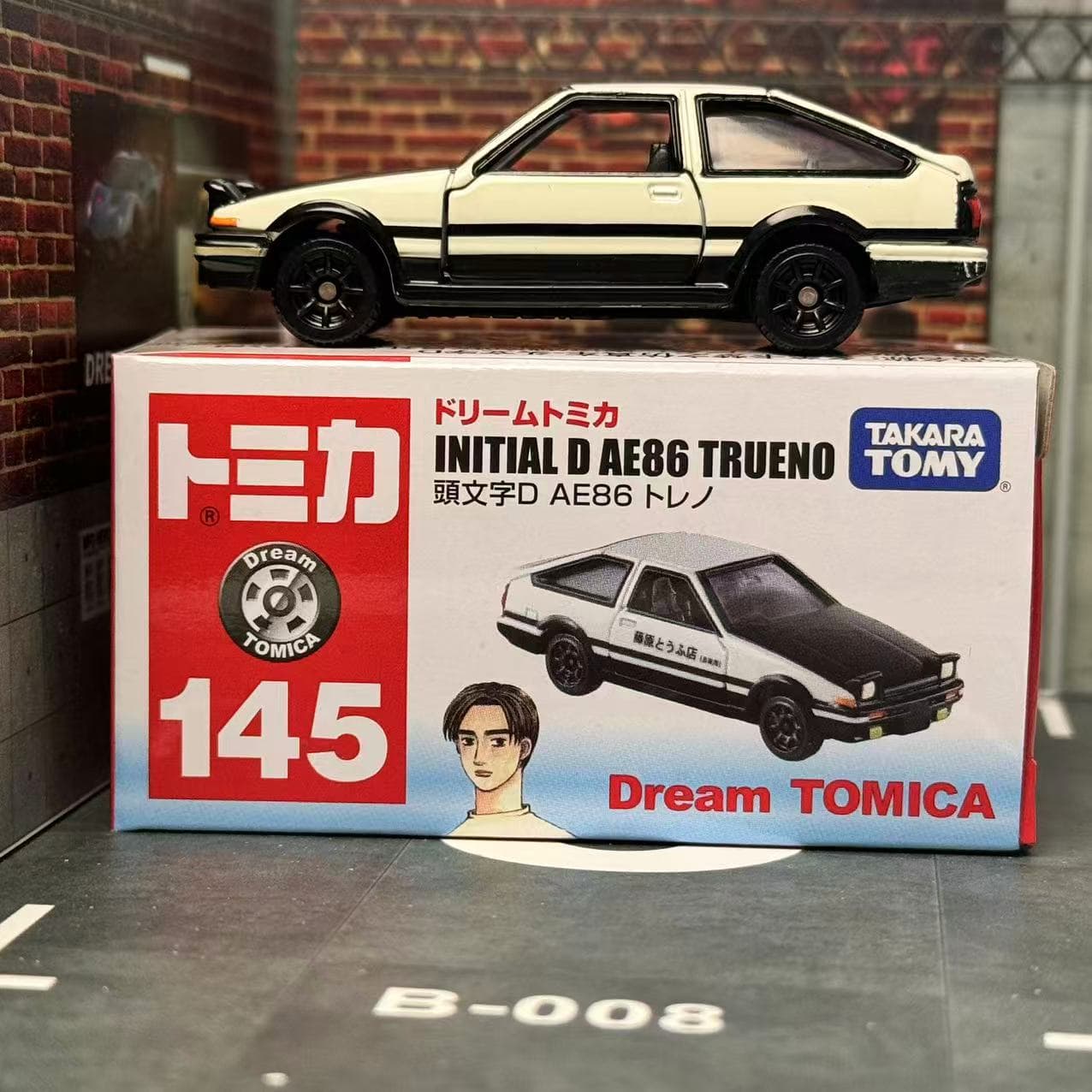 Vintage Collectible Toy Cars - Sonho Tomica NO. 145 Inicial D