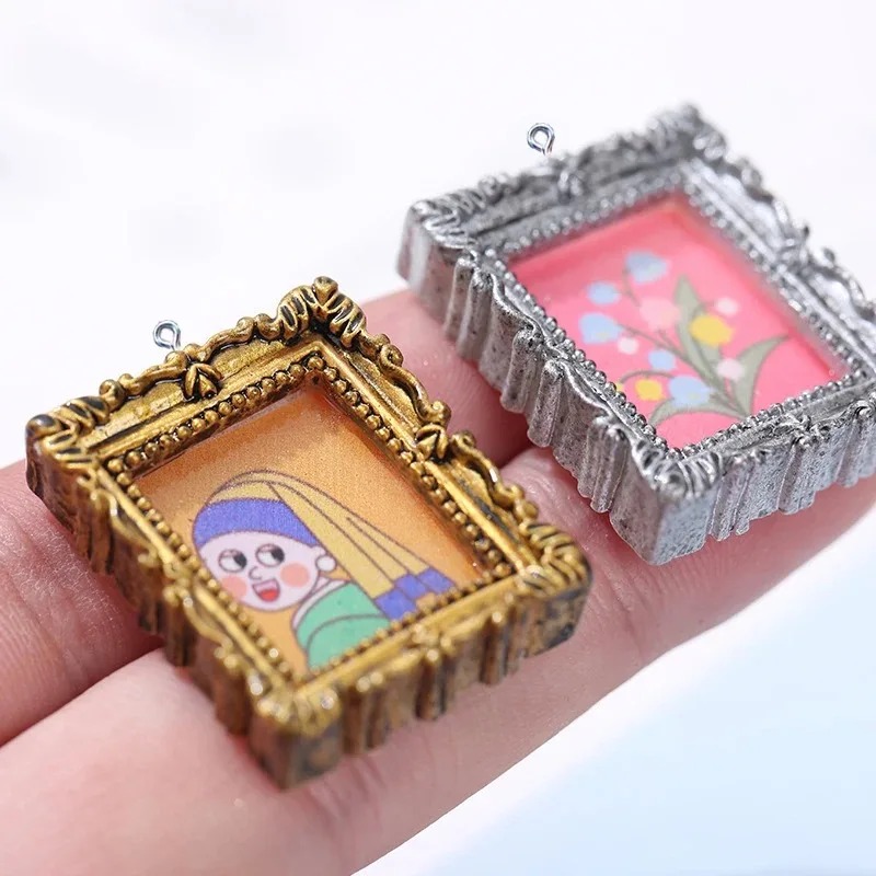 Vintage Items - 10 Peças de Pingentes Cabochão de