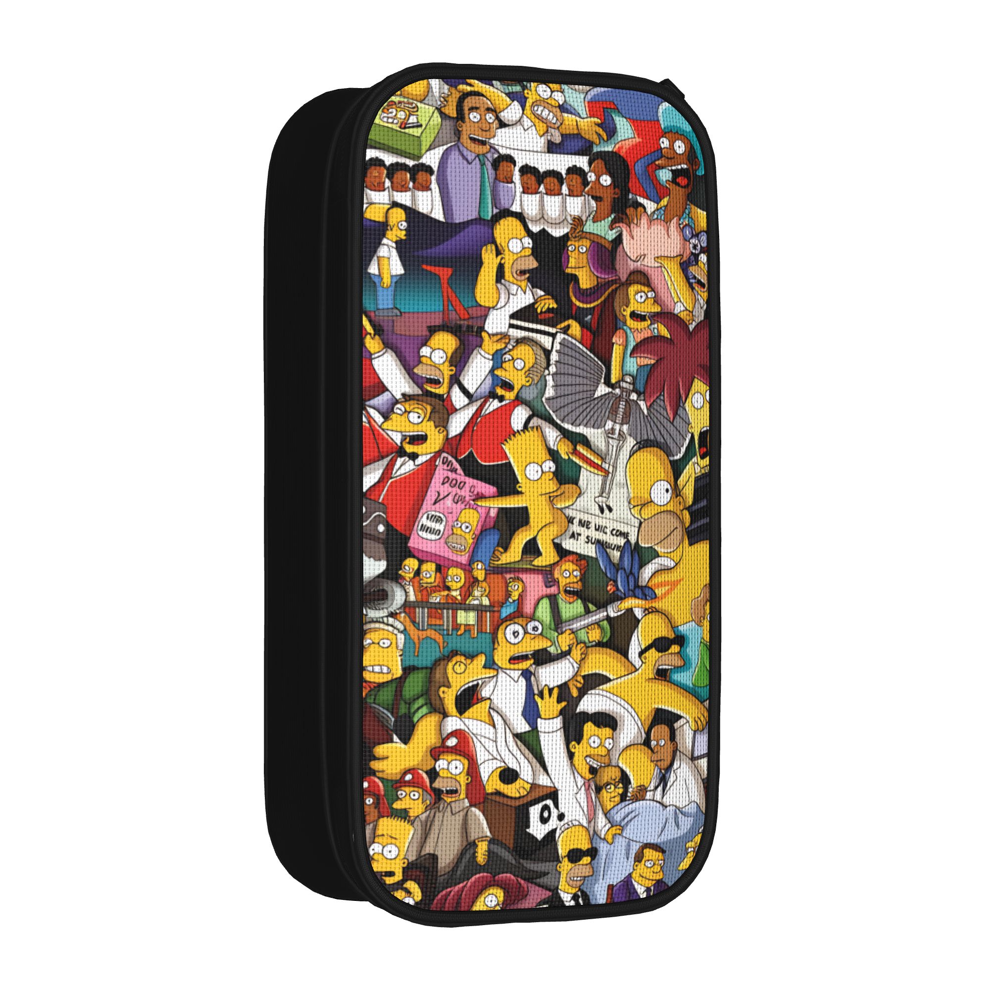 Vintage Cartoon Collectible - Estojo de Lápis Coleção Personagens S-Simpsons,