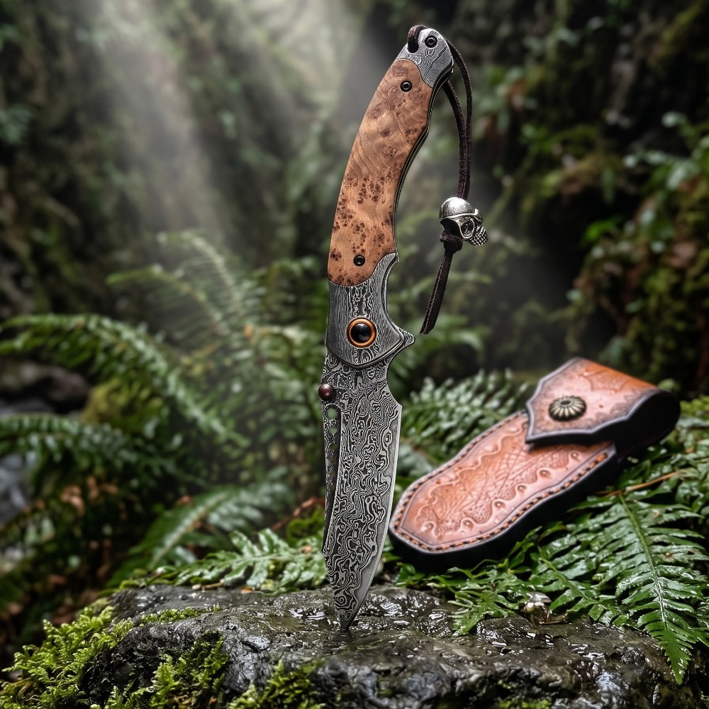 Vintage Collectible Knife - Canivete Dobrável de Alta Dureza com