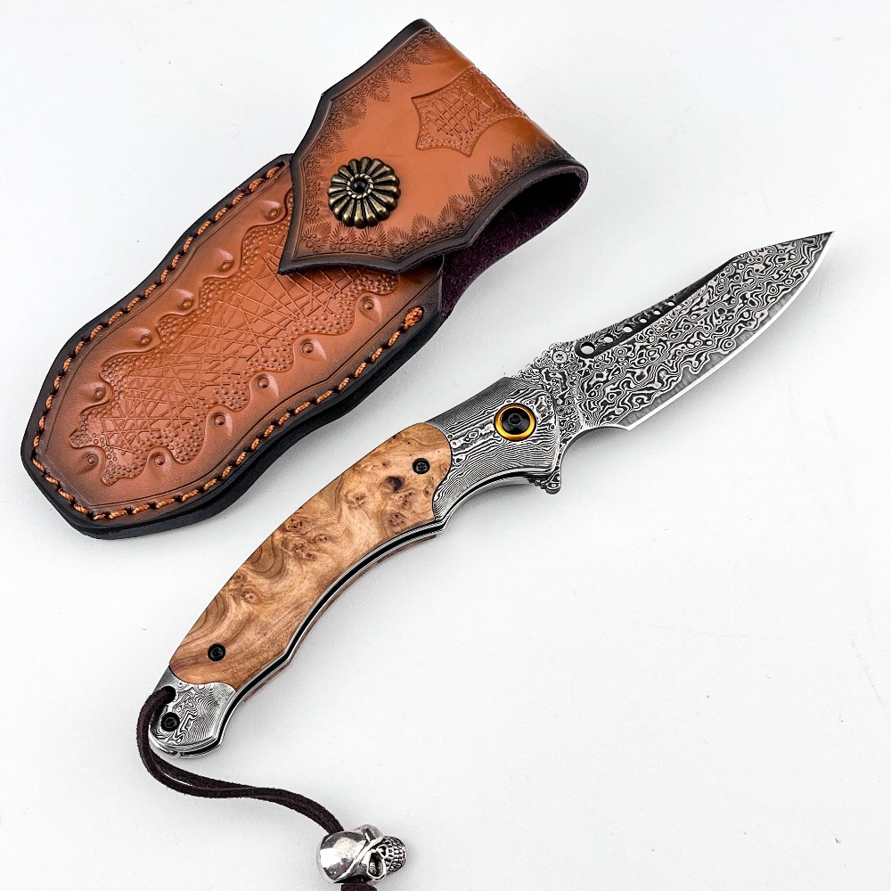 Vintage Collectible Knife - Faca Dobrável de Alta Dureza com