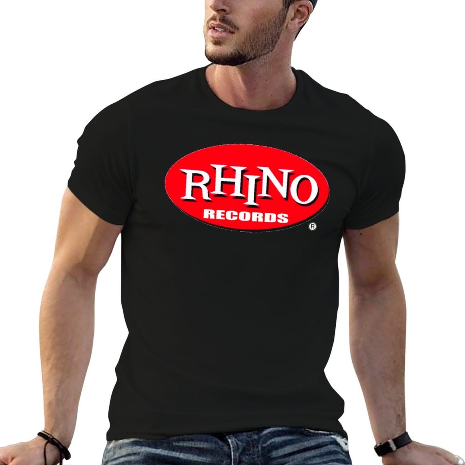 Collectible Vintage T Shirts - Camiseta colecionável vintage da Rhino Records,