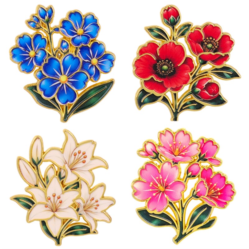 Vintage Items - Broche Esmaltado Vintage Fofo e Colorido