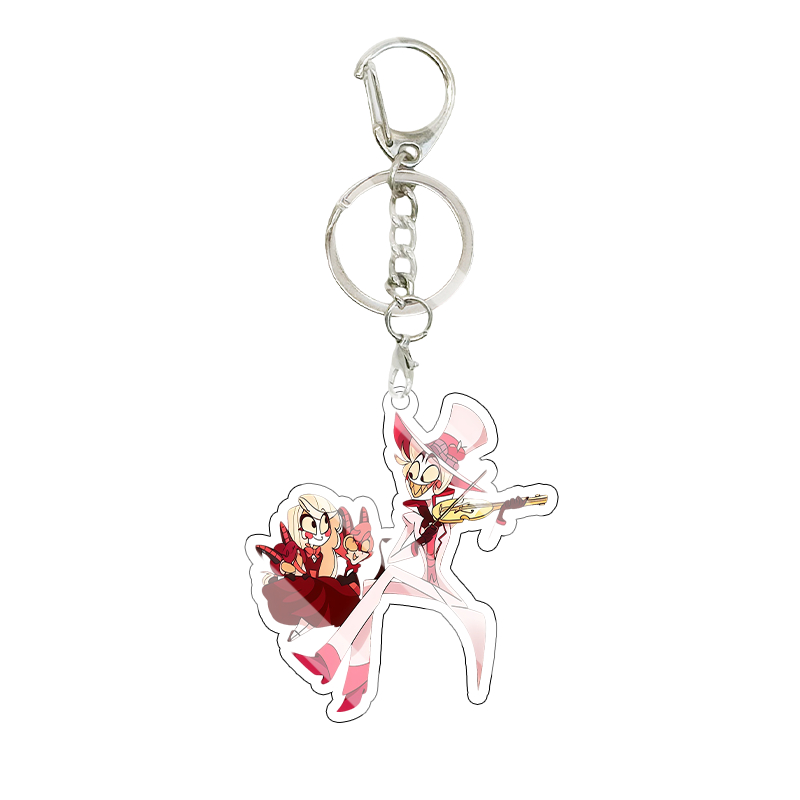Chaveiro de Acrílico Hazbin Ho - Vintage Items avaliação e preço
